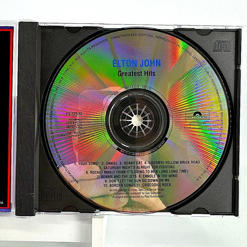 Elton John - Greatest Hits on CD. - Picture 4 of 5